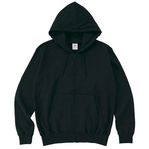 バックロゴパーカー BLACK
